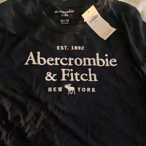 Navy Abercrombie kids t shirt NWT